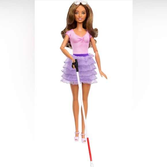2024 Mattel AFB (American Foundation For The Blind) Barbie HRH17 NEW IN BOX - Picture 1 of 9